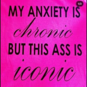 Funny “Anxiety” graphic tee
